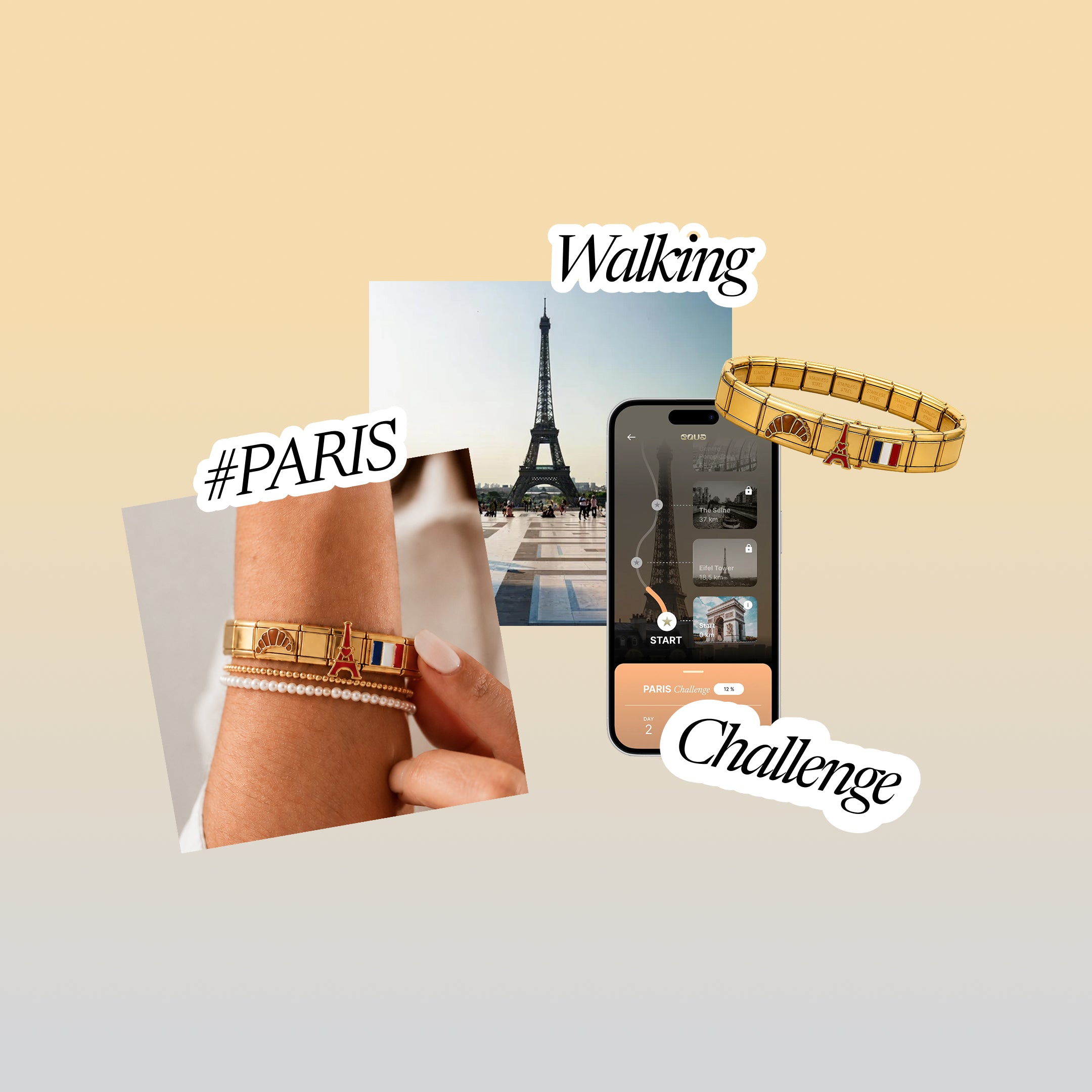 Walk Paris. Earn the bracelet.