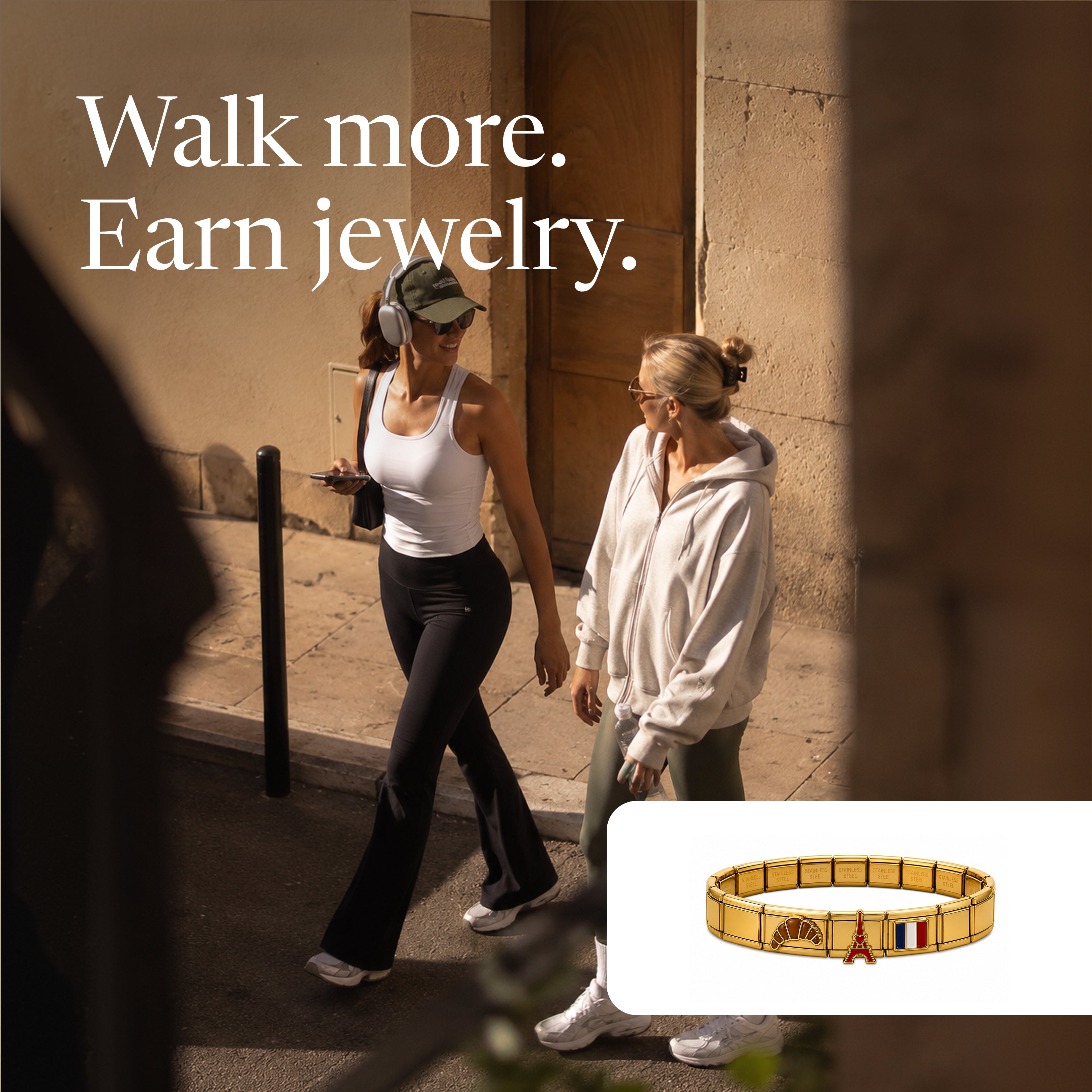 Walk Paris. Earn the bracelet.