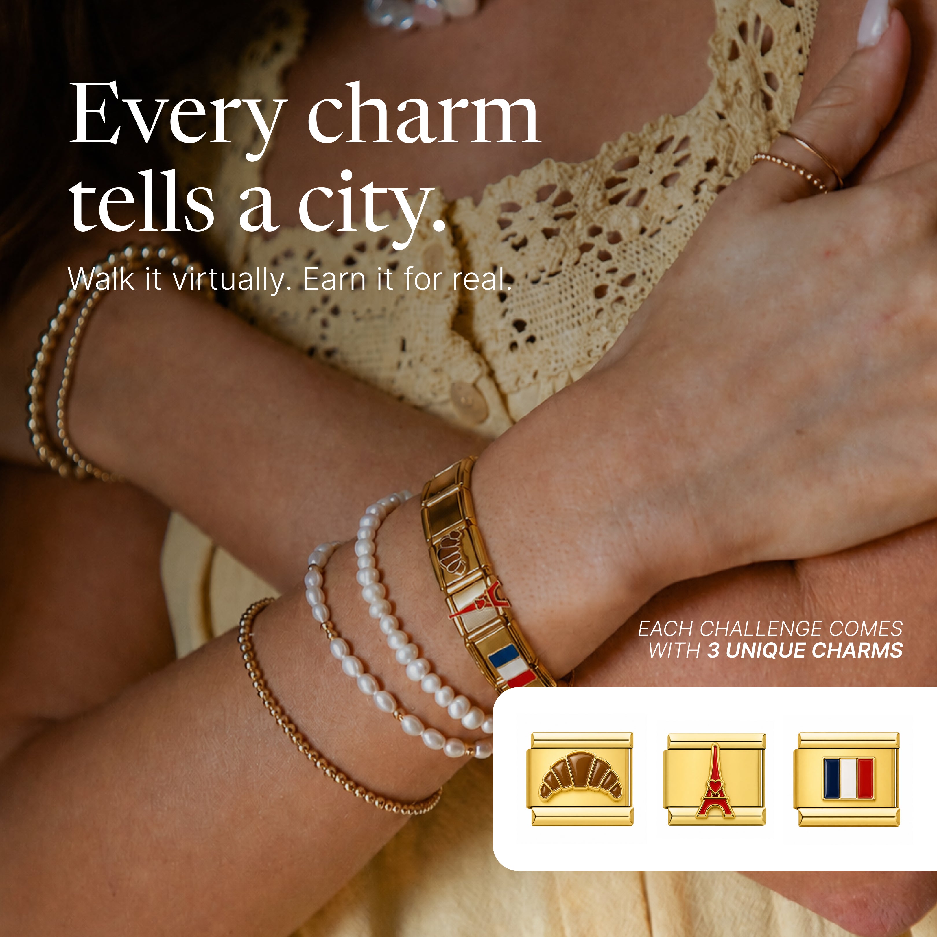 Walk Paris. Earn the bracelet.